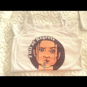 Harley ribbed tee with logo